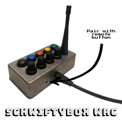 SchwiftyBox WRC wireless MIDI controller for QLab