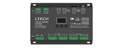 LITECH DMX512 DECODER LT-916-OLED for LED strips RGB/RGBW