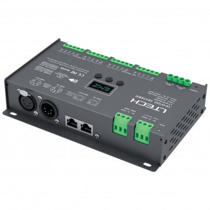 LITECH DMX512 DECODER LT-916-OLED for LED strips RGB/RGBW